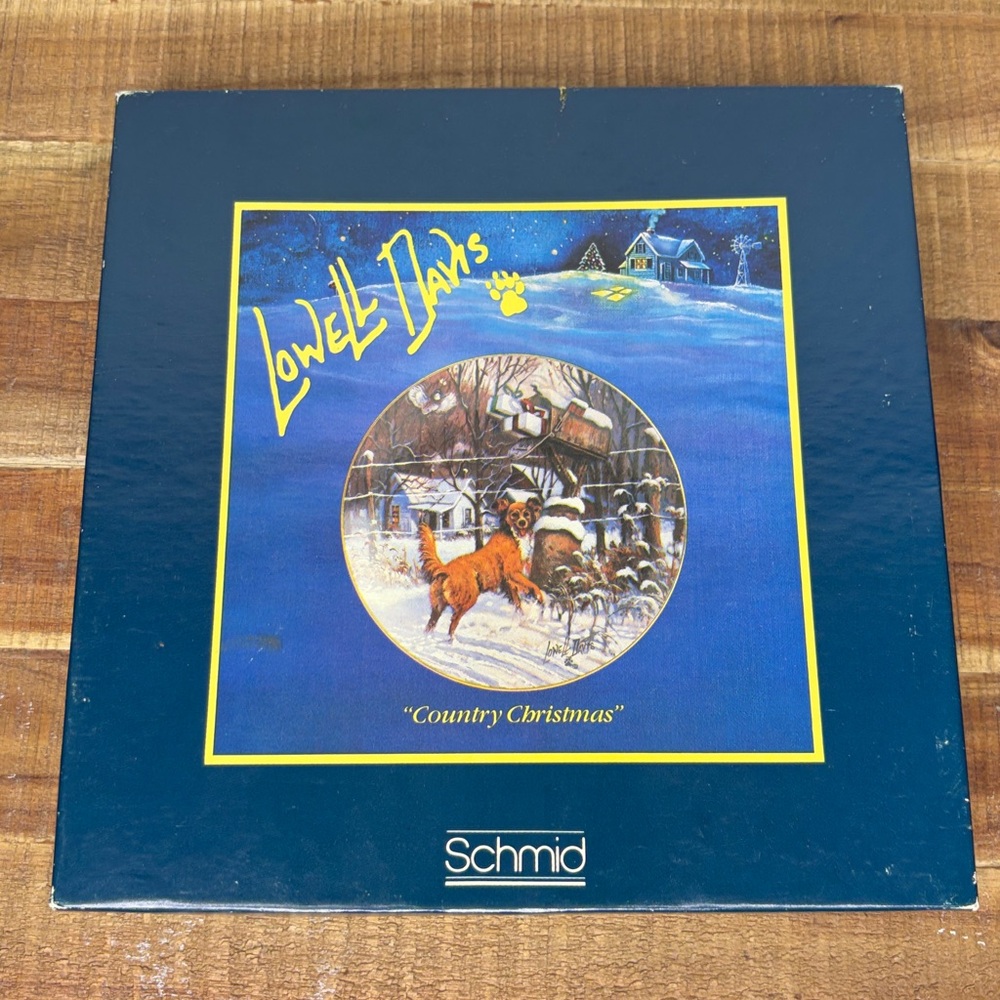 1983 First Edition Lowell Davis “Country Christmas” Signed 2777/7500